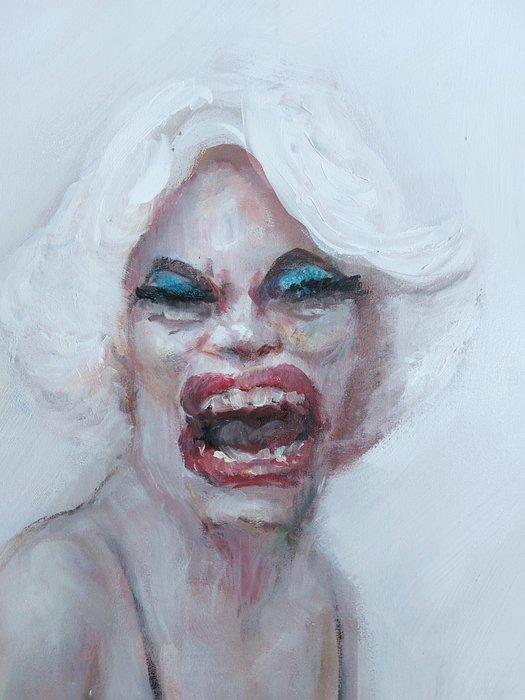 Dorien Plaat - Party time..., Antiek en Kunst, Kunst | Schilderijen | Modern