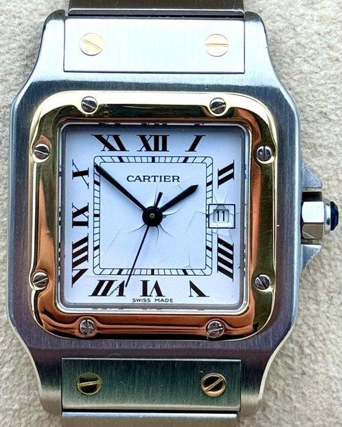 Cartier - Santos Galbée - 1172961 - Heren - 1990-1999, Sieraden, Tassen en Uiterlijk, Horloges | Heren
