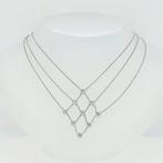 Halsketting - 14 karaat Witgoud - Spinel, Nieuw