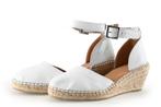 Manfield Espadrilles in maat 41 Wit, Kleding | Dames, Schoenen, Verzenden, Wit, Zo goed als nieuw, Manfield
