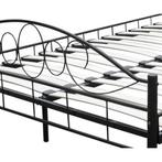 Metalen bedframe met lattenbodem- 180x200 - zwart, Doe-het-zelf en Verbouw, Metalen, Ophalen of Verzenden, Nieuw