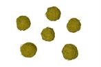 Rotan stro bal 15 stuks Geel dia 4 cm. Rota. NBal, Ophalen of Verzenden, Nieuw