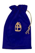 Pepernotenzak met mijter Blauw, Diversen, Sinterklaas, Verzenden, Nieuw