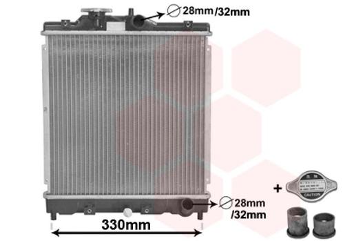 RADIATOR VOOR HONDA CIVIC 1996-1999 19010P01004, Auto-onderdelen, Airco en Verwarming, Nieuw, Ophalen of Verzenden