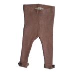 Ribbed leggings with bows -6/9M, Verzenden, Nieuw