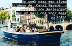 Gay pride - last minute - large boat available - call us, Diensten en Vakmensen, Met schipper, Sloep of Motorboot