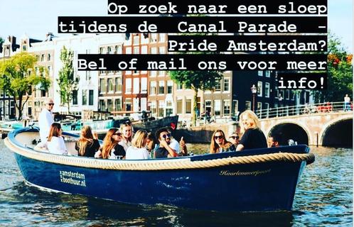 Gay pride - last minute - large boat available - call us, Diensten en Vakmensen, Verhuur | Boten, Party- of Rondvaartboot, Sloep of Motorboot
