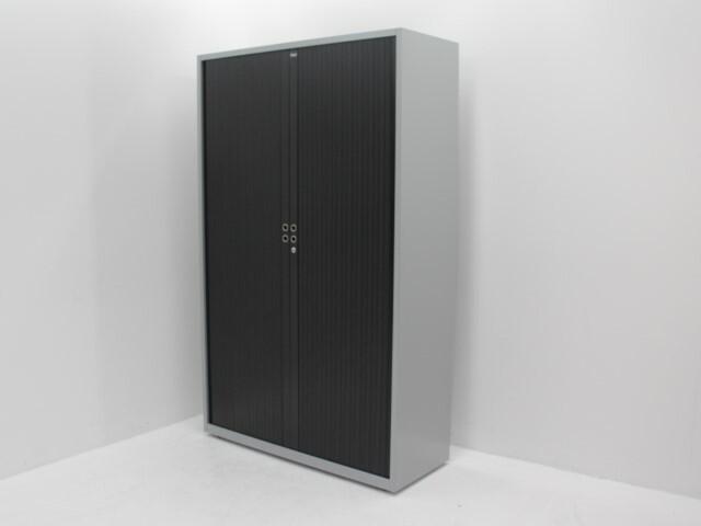 Roldeurkast Gispen Meta 195x120cm - ombouw aluminium grijs -, Huis en Inrichting, Kasten | Overige, Gebruikt, Ophalen of Verzenden