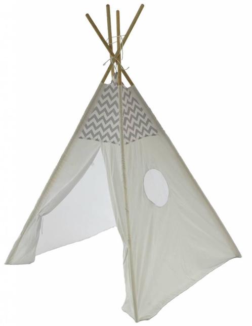 P&M - Tipi Speeltent - Tent voor kinderen - Grijs, Kinderen en Baby's, Speelgoed | Buiten | Speeltoestellen, Nieuw, Verzenden