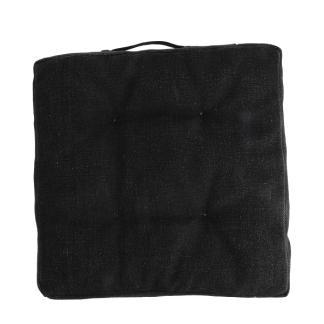 Zitkussen | Gardalux | 40 x 40 x 6 cm (Katoen, Zwart), Tuin en Terras, Tuinmeubel-accessoires, Nieuw, Verzenden
