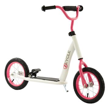 2Cycle Step - Luchtbanden - 12 inch - Wit Autoped GRATIS