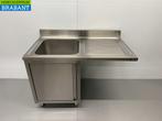 RVS Spoeltafel Spoelbak klapdeur Premium-line 120 cm Horeca, Ophalen of Verzenden, Nieuw zonder verpakking