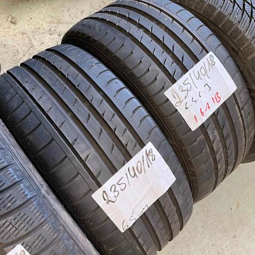 2 x Continental SportContact 3 235-40-18 Zomerbanden 6,5mm, Auto-onderdelen, Banden en Velgen, 18 inch, Zomerbanden, 235 mm, Personenwagen