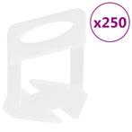 vidaXL Nivelleerklemmen voor tegels 250 st 2 mm, Verzenden, Nieuw