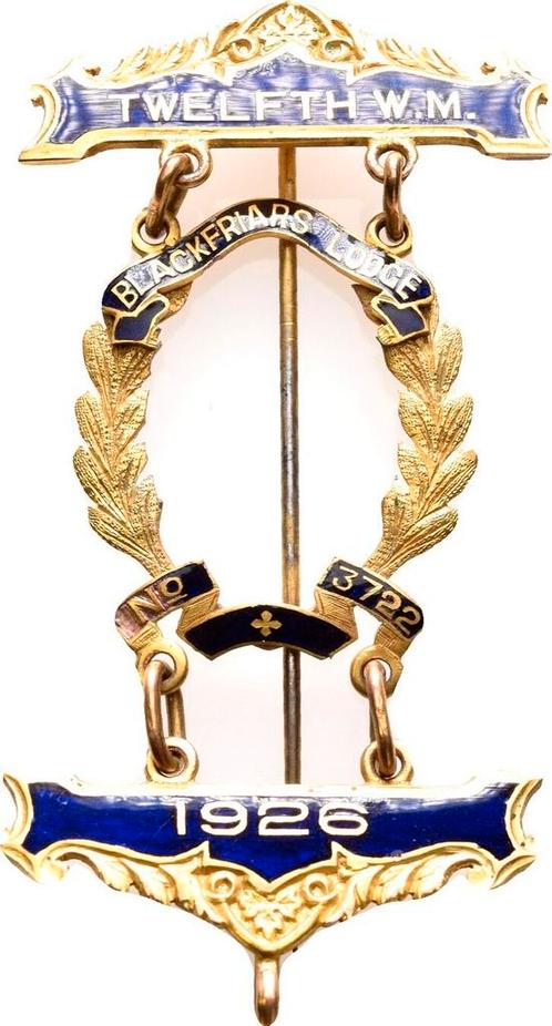 Bruderschaftsabzeichen 1926 Freimaurer:, Postzegels en Munten, Penningen en Medailles, Verzenden