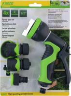 2dekans | Kinzo Sproeikopset - 4 Onderdelen - 8 Functies -, Tuin en Terras, Hand-tuingereedschap, Ophalen of Verzenden, Zo goed als nieuw