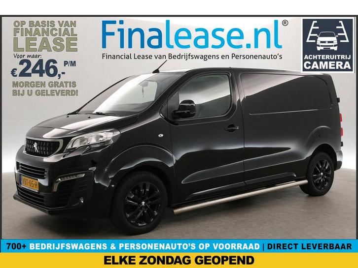 Peugeot Expert 2.0 BlueHDI L2H1 Black Edition Airco 360° Cam, Auto's, Bestelauto's, Lease, Handgeschakeld, Diesel, Peugeot, Zwart
