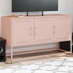 vidaXL Tv-meubel 100,5x39x60,5 cm staal roze, Huis en Inrichting, Kasten | Televisiemeubels, Minder dan 50 cm, Verzenden, 75 cm of meer