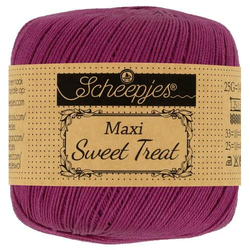 Scheepjes Maxi Sweet Treat - 128 Tyrian Purple, Hobby en Vrije tijd, Breien en Haken, Breien of Haken, Nieuw, Wol of Garen, Ophalen of Verzenden