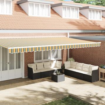 vidaXL Luifelrand voor 6 m Frame Groen en Geel 5.8x0.2 m beschikbaar voor biedingen