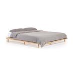 *WOONWINKEL* Kave Home Anielle Japandi Bedframe Hout 180x200, Verzenden, Nieuw, Bruin