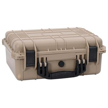 vidaXL Beschermende Harde Case Sand 40.5x33x17.5 cm beschikbaar voor biedingen