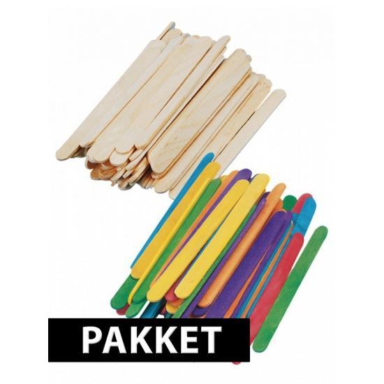 Ijsstokjes pakket  - Knutselhoutjes, Hobby en Vrije tijd, Knutselen, Ophalen of Verzenden