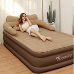 Camping Luchtbed voor 2 Personen met Rugleuning, 48cm Hoog, Huis en Inrichting, Slaapkamer | Bedden, Verzenden, Nieuw