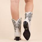 -59% DWRS Label  DWRS Label Laarsjes 261280 brady offwhite d, Kleding | Dames, Schoenen, Verzenden, Nieuw, Wit