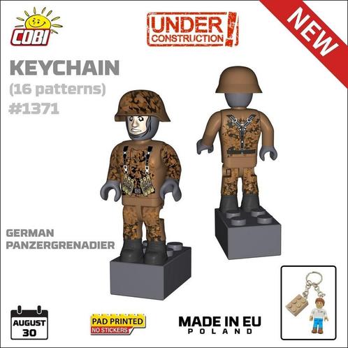 COBI 1371 Sleutelhanger German Panzergrenadier, Kinderen en Baby's, Speelgoed | Bouwstenen, Nieuw, Verzenden