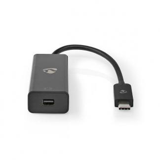 USB C naar Mini DisplayPort adapterkabel | Nedis | 0.2 meter, Computers en Software, Pc- en Netwerkkabels, Nieuw, Verzenden