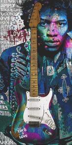 Jimi Hendrix - Big Size XL - Tributo en estilo Grafiti