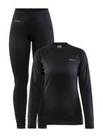 CRAFT  Core Dry Baselayer Set W - Black, Fietsen en Brommers, Fietsaccessoires | Fietskleding, Nieuw, Overige maten, CRAFT, Dames