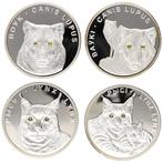 Wit-Rusland. 20 Roubles 2007/2008 - Wolves & Lynxes (4