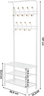 2dekans | O’DADDY garderoberek met kapstok staand -, Huis en Inrichting, Woonaccessoires | Kapstokken, Ophalen of Verzenden, Zo goed als nieuw