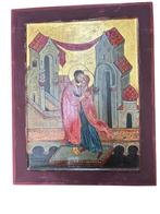 Icoon - heilige joachim en Anna - Eik