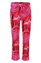 -30% Maicazz  Maicazz Jali broek su24.30.015 flowers pink  m, Kleding | Dames, Broeken en Pantalons, Verzenden, Nieuw, Roze