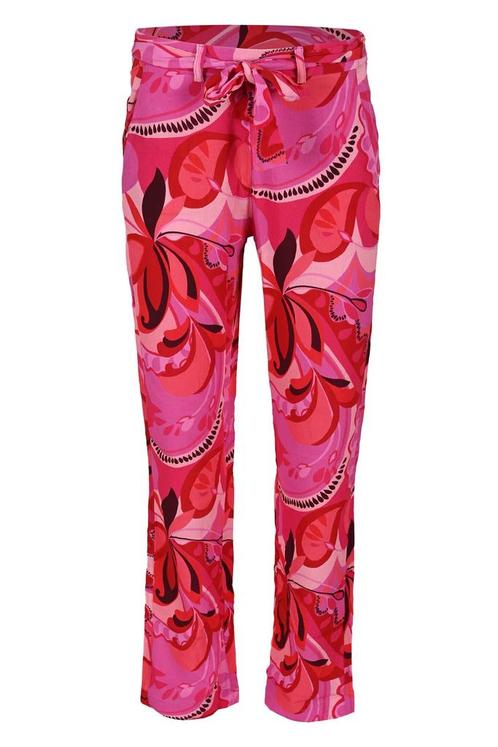 -30% Maicazz  Maicazz Jali broek su24.30.015 flowers pink  m, Kleding | Dames, Broeken en Pantalons, Roze, Nieuw, Verzenden