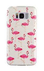 Galaxy S8 Soft TPU Hoesje Flamingo Print, Telecommunicatie, Mobiele telefoons | Hoesjes en Frontjes | Samsung, Nieuw, Ophalen of Verzenden
