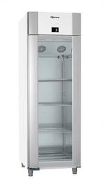 Wit/RVS koelkast met enkele glazen deur | 2/1 GN | 610 Liter, Verzenden, Nieuw in verpakking