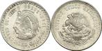 5 Pesos 1948 Mexiko 'azteke' zilver