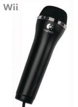MarioWii.nl: Logitech Microfoon Zwart - iDEAL!, Spelcomputers en Games, Spelcomputers | Nintendo Wii, Zo goed als nieuw, Ophalen of Verzenden