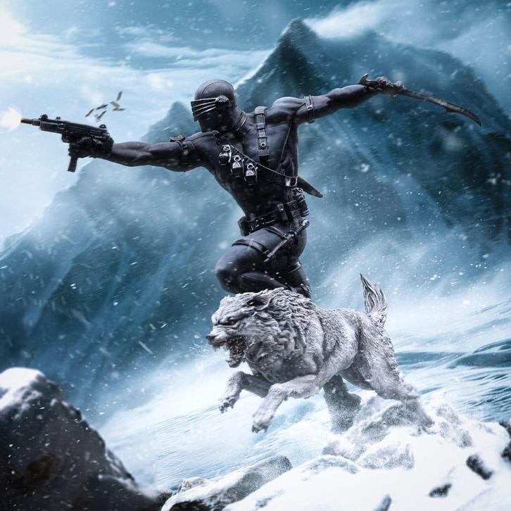 GI Joe Art Scale Statue 1/10 Snake Eyes 23 cm, Verzamelen, Film en Tv, Nieuw, Ophalen of Verzenden