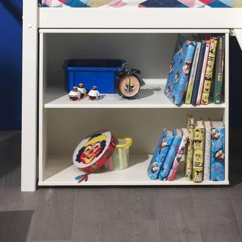 Vipack Boekenkast Pino met 2 lades hout wit, Huis en Inrichting, Woonaccessoires | Wandplanken en Boekenplanken, Verzenden