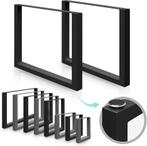 MIADOMODO® Tafelframe - zwart/grijs, staal, industrieel, voo, Huis en Inrichting, Kasten | Computermeubels, Verzenden, Nieuw