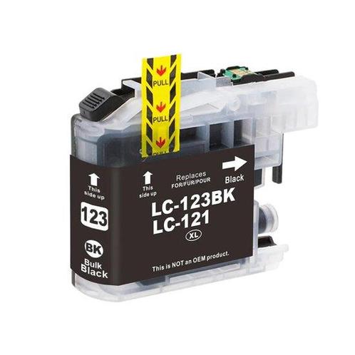 Brother DCP-J132W cartridges LC-123 BK huismerk, Computers en Software, Printerbenodigdheden, Nieuw, Verzenden