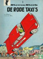 Steven Sterk - De rode taxis - 1962, Boeken, Eén stripboek, Verzenden, Gelezen, Culliford, Pierre.