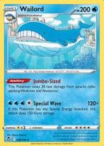 Wailord 038/195 Reverse Holo Silver Tempest, Hobby en Vrije tijd, Verzamelkaartspellen | Pokémon, Ophalen of Verzenden, Nieuw