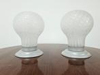 2P - Tafellamp (3) - Tafellampen uit de jaren 70 van matglas, Antiek en Kunst, Antiek | Lampen