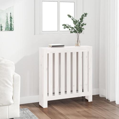 vidaXL Radiatorombouw 79,5x19x84 cm massief grenenhout wit, Doe-het-zelf en Verbouw, Verwarming en Radiatoren, Nieuw, Verzenden